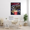 thumbnail image 2 of Stupell Industries Cinema Movie Reel Popcorn Entertainment Sign Graphic Art Gallery Wrapped Canvas Print Wall Art, Design by Yvonne Coleman Burney, 2 of 7