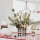 thumbnail image 5 of Small Christmas Tree Flocked Artificial Tree14 Inches With Cones, Suitable For Tabletop Artificial Christmas Trees With Lighting Snowflake , Snow Flocked Xmas, 5 of 7