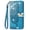 Blue, variant on Allytechgroup Wallet Case for iPhone 16e/ iPhone 17e, Bling Sparkly Diamond PU Leather Phone Case with Credit Card Slot Wirst Strap Support Wireless Charging Shockproof Bumper, Pink