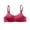 Wine, variant on Hrsba Seamless Bra,Solid Color Classic Casual Push Up Breathable Soft Fabric Gentle Support Daily Bra for Women