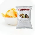 thumbnail image 6 of Torres Premium Potato Chips FREE WORLD BAG CLIP 1 Manchego Chips (50g/1.76oz) 1 Black Truffle Chips (40g/1.41oz) 1 Iberico Ham Chips (50g/1.76oz) Handcrafted Patatas Fritas 3 Pack, 6 of 6