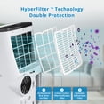 thumbnail image 3 of Garvee 14000 BTU Portable Air Conditioner, with Remote Control 3 in-1 Ultra-Quiet Cooling, Dehumidifier & Fan for Rooms Up to 750 Sq. Ft. – Sleep Mode, 24H Timer & Windows Kit, 3 of 10