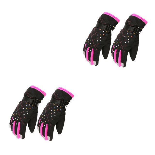 Yuarrent 1 par de guantes de nieve, cubiertas de manos femeninas para mantener el calor, guante de esquí con forro flexible, calentador de manos Type3 NO3 Yuarrent CBP218654