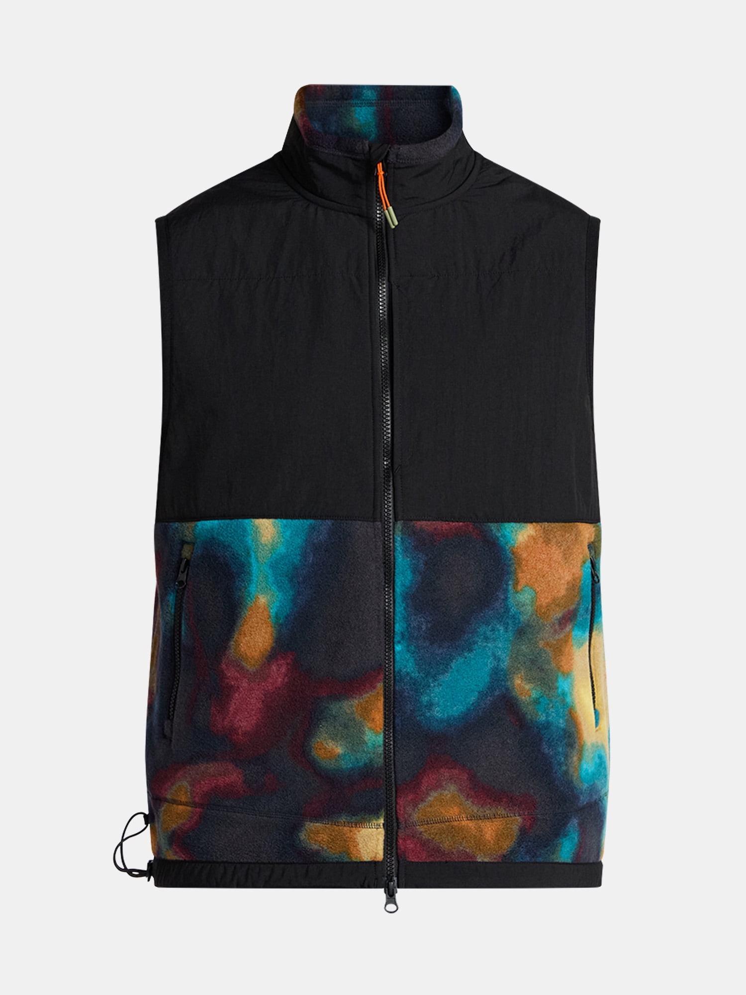 Ozark Trail Men's and Big Men's Mix Media Fleece Vest, Sizes S-3XL