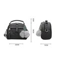 thumbnail image 3 of Bolso de hombro para mujer, bandolera de piel sintética con colgante de bola de pelo, bolso cruzado JFHHH pequeña, 3 of 5