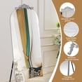 thumbnail image 3 of HLR 61.5"x 20" Full Length Mirror Arched Standing Floor Mirror Full Body Mirror, Silver, 3 of 7