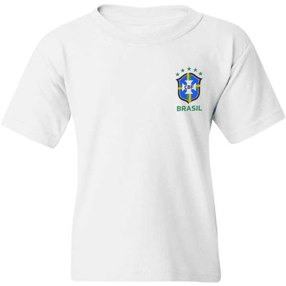 Brasil Soccer Kids Graphic T-Shirt - 2026 Seleção Brasileira Youth Fan Apparel