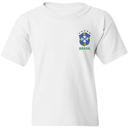 Brasil Soccer Kids Graphic T-Shirt - 2026 Seleção Brasileira Youth Fan Apparel