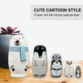 thumbnail image 2 of 1 Set 5 Layers Russian Nesting Dolls Animal Doll Wooden Matryoshka Dolls, 2 of 7