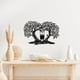 thumbnail image 3 of Injueey Imagen de pared de árbol de la vida de Metal, espacio habitable con decoración creativa, arte fácil de aplicar y quitar Decoración del hogar, 3 of 6