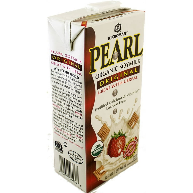 Kikkoman Original Pearl Organic Soy Milk, 32 fl oz - Walmart.com