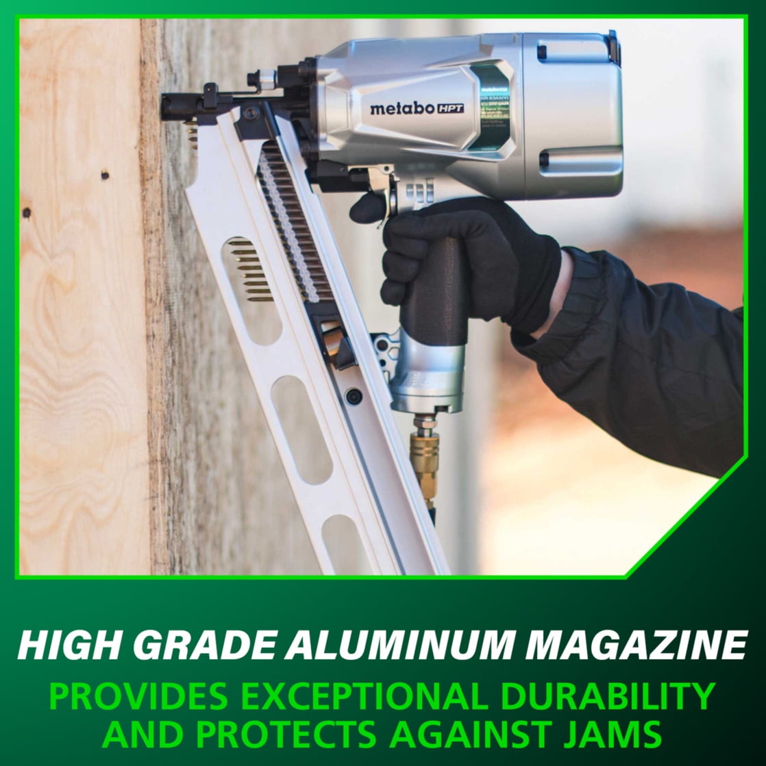 Metabo HPT Pneumatic Framing Nailer, 2-3/4-In, NR83A5(Y)