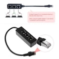 thumbnail image 2 of Dinheiro Cable Divisor Ethernet Rj45, Adaptador De Cable De Extensión De Red Lan Ethernet Divisor Rj45 Macho A 3 Hembra para Super Cat5, Cat5E, Cat6, Cat7 Adaptador De Conector Lan Ethernet, 2 of 5