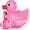 Pink, variant on 5 Feet Giant Inflatable Duck Huge Rubber Duck Large Blow up Inflatable Pool Float for Adult Summer Beach Swimming Pool Party Decoration