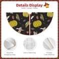 thumbnail image 3 of Bingfone Christmas Tree Skirt Mat Christmas Decoration Interior 48" -yellow Pumpkin Corn, 3 of 6