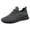 Grey, variant on Mens Running Shoes Wide Width Strappy Walking Sneakers Arch Support Breathable Athletic Shoe for College Students Black Size 7.5
