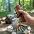 thumbnail image 6 of SZCO 4.5" Small Fixed Blade Skinner Knife with 2.25" Blade, Handle, Leather Sheath, Compact Hunting and Outdoor Utility Knife, 6 of 6