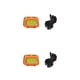 thumbnail image 4 of Billuyoard Headlamp USB Charging Multi-function Attractive Small Waterproof Holiday Camping Spotlight Projection Headlight Como se muestra 2piezas, 4 of 6