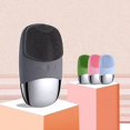 thumbnail image 5 of Cepillo de limpieza facial sónico impermeable IPX7, recargable por USB, masajeador eléctrico para limpieza y exfoliación (gris) ShuxiuWang  1327537103813, 5 of 5
