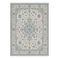 thumbnail image 3 of KUETH 5x7 Low Pile Diamond Persian Style Rug for Living Room, Machine Washable Soft Non Slip Backing Area Rug, Dusty Blue Rug for Bedroom Dining Room, 3 of 5