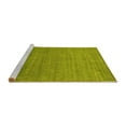 thumbnail image 2 of Ahgly Company Machine Washable Indoor Rectangle Abstract Yellow Contemporary Area Rugs, 6' x 9', 2 of 4