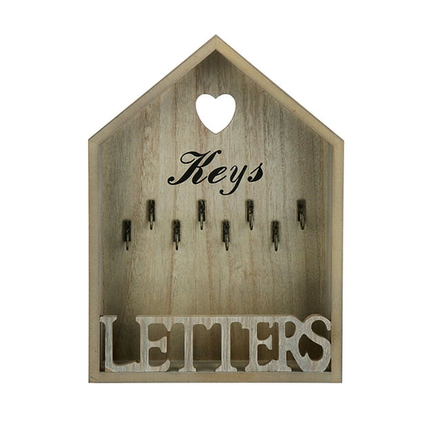 Calidaka Office Wall Mounted Decoration, Wooden Letter Rack Wall Mounted