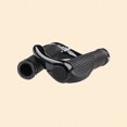 thumbnail image 3 of Manillar de bicicleta Puños de goma Bicicleta de montaña Mango de engranaje fijo Manillar Puños de goma suave Accesorio de bicicleta 1 juego 2 piezas negro ER, 3 of 5