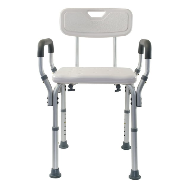 Essential Medical Supply Banc de Douche et de Bain avec Accoudoirs et Dossier