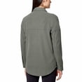 thumbnail image 2 of Mondetta Women's Soft Plush Cozy Moisture Wicking Snap Button Up Shirt-Green / S, 2 of 5