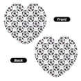 thumbnail image 2 of Easygdp Happy Football Travel Makeup Mirror, 2X Magnifying Mirror 2-Sided Travel Essential Mirror, Magnetic Portable Mirror-Heart Shape, 2 of 9