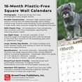 thumbnail image 6 of Schnauzer Puppies 2025 12 X 24 Inch Monthly Square Wall Cale, 6 of 9