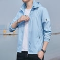 thumbnail image 7 of Outdoor Ultra-thin Jacket Men‘s Summer Waterproof Ice Silk Quick-drying Skin Windbreaker Casual Camping Sunscreen Hooded Coat, 7 of 7