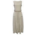 thumbnail image 5 of Women's Elegant Long Skirt for Formal Wear Matching Two Piece Outfit Set Beige L, 5 of 5