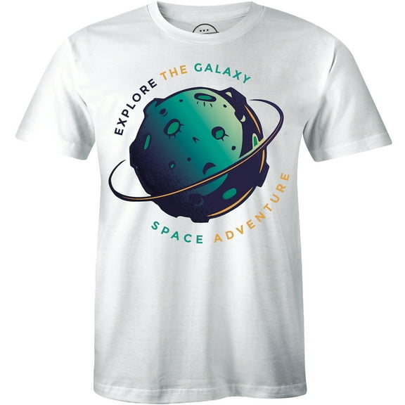 Explore the galaxy on a space adventure - Asteroid Globe Men's T-Shirt