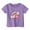 Purple, variant on DAETIROS Boys and Girls T-Shirt, Short Sleeve Cute Soft Cotton Comfy Casual Crewneck Kids Summer Top Purple Size 1-12