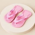 thumbnail image 2 of Silicone Flip Flop Dog Toys, Teething Chew Interactive Play Toy for Boredom Relief 2 pcs Slipper Shape Durable Soft Material Teeth Cleaning Training Companion._Pink, 2 of 7