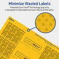 thumbnail image 5 of Avery Printable Rectangle Labels, Bright Yellow, 1.75" x 7.75", 400ct, 5 of 11