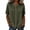 #0347-Green, variant on Pounoo Women's Blouses Mandarin Collar Short Sleeve Shirts Casual Office Lightweight Breathable Loose Fit Tops Gift
