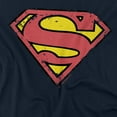 thumbnail image 2 of Superman T-Shirt Distressed Shield Unisex Graphic Tee For Men & Women Navy&nbsp;, 2 of 7
