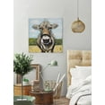 thumbnail image 3 of Marmont Hill Spring Cow by Tori Campisi Canvas Wall Art, 3 of 7