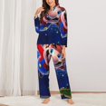 thumbnail image 2 of Rocae Mario pour Pyjamas pour Femmes Ensemble de Détente Ensemble de Pyjama à Manches Longues pour Femmes -TTTG, 2 of 7