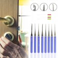thumbnail image 4 of Daily Mix Store 12-Piece Broken Key Extractor Set Hook & Needle Tools for Removing Jammed, Snapped or Broken Keys from Door Locks Universal Repair Kit Carbon Steel, 4 of 9