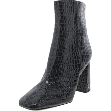 

Sam Edelman Womens CODIE Leather Block Heel Ankle Boots
