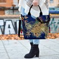 thumbnail image 4 of Bolsa Mujeres étnicas Peafowl Bordado Messenger Bag Canvas Bead Bolsos (A Azul) JShteea Para Estrenar, 4 of 7