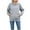 Gray, variant on Lmnyox Hooded Sweatshirts for Women Solid Basic Long Sleeve Hoodies Casual Fashion Pullover Tops with Pocket