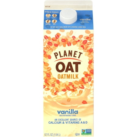 Planet Oat Vanilla Oatmilk, 52oz