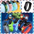 thumbnail image 2 of Reloj impermeable para niños con correa LED de diseño superman Gao Jiahui  unisex, 2 of 2