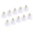 thumbnail image 1 of 10pcs Colgantes Cristales Accesorios de Manualidades para Fabricación de Joyas Horquillas Adorno de Ropas Blanco Yinane Colgante de cristal poligonal de la bola, 1 of 8