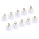 thumbnail image 1 of 10x Colgante de cristal multicolor poligonal para pendientes colgantes Collar Regalos de Navidad Blanco, 1 of 9