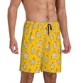 thumbnail image 2 of Wukai Funny Chicken Men’s Short Pajama Pants With Pockets Soft Sleep Pj Shorts for Men-3X-Large, 2 of 6